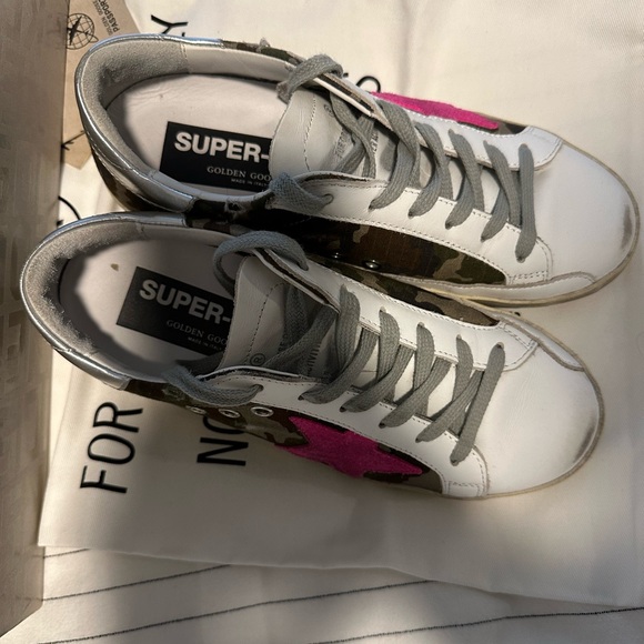 Golden Goose Super Star Camouflage Size 36 - Picture 4 of 7